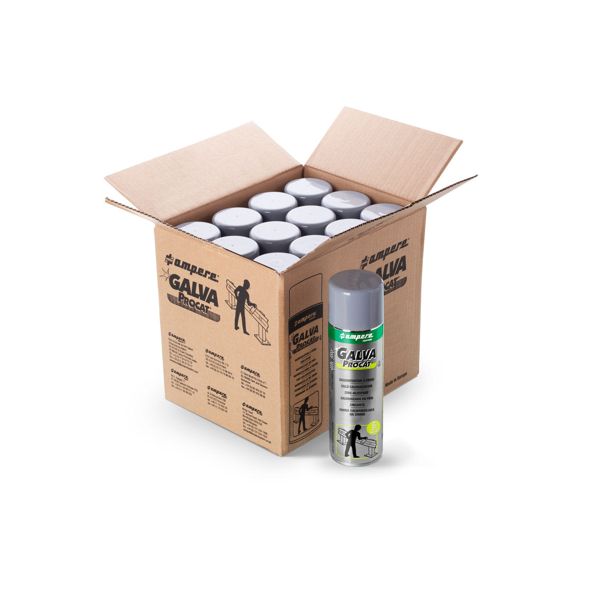 Zinkspray Galva Procat, 500 ml netto, Matt - Betriebsschutz24