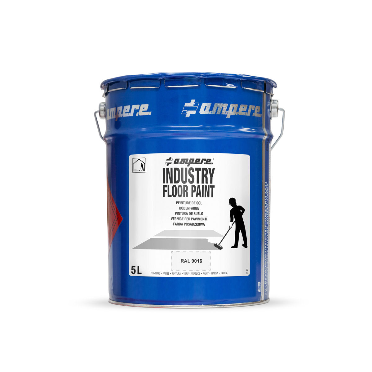 Bodenmarkierungsfarbe Industry Floor Paint, 5 l, Weiß - Betriebsschutz24