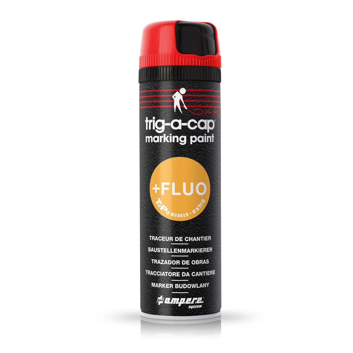 Baustellenmarkierspray trig-a-cap extra, 500 ml netto, Gelb - Betriebsschutz24
