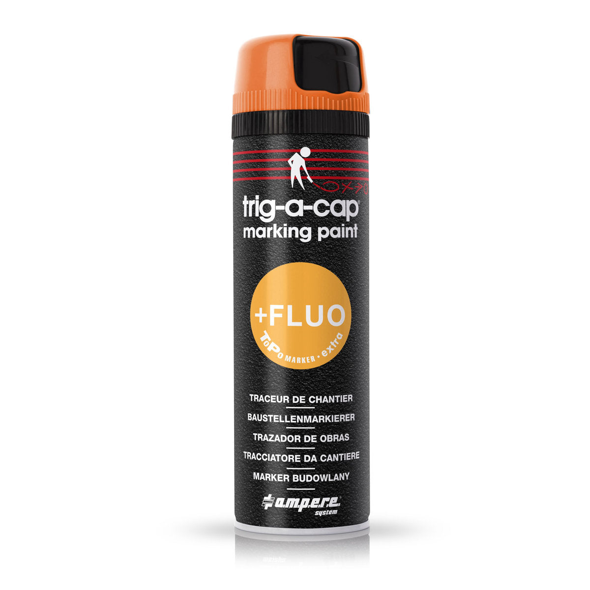 Baustellenmarkierspray trig-a-cap extra, 500 ml netto, Weiß - Betriebsschutz24
