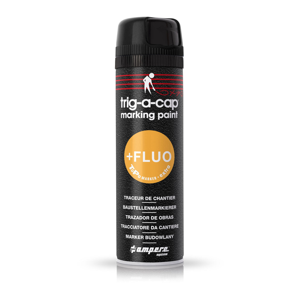 Baustellenmarkierspray trig-a-cap extra, 500 ml netto, Braun - Betriebsschutz24