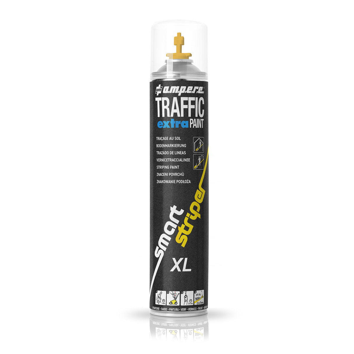 Traffic extra Paint XL Set (1 KT + 1 Smart Striper), Orange