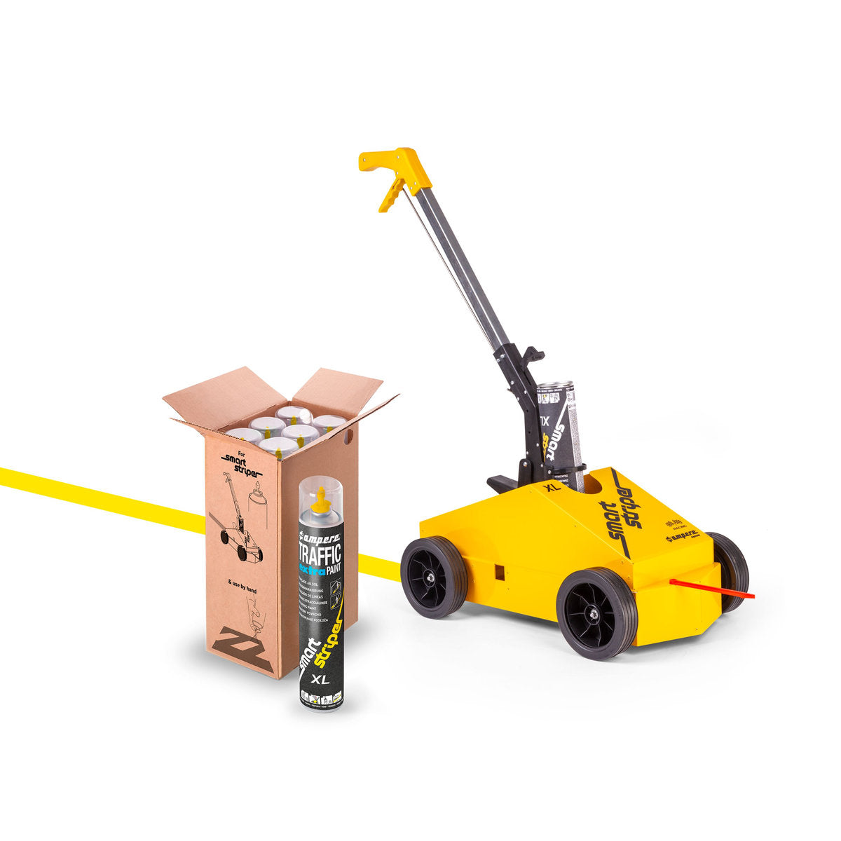 Traffic extra Paint XL Set (1 KT + 1 Smart Striper), Orange