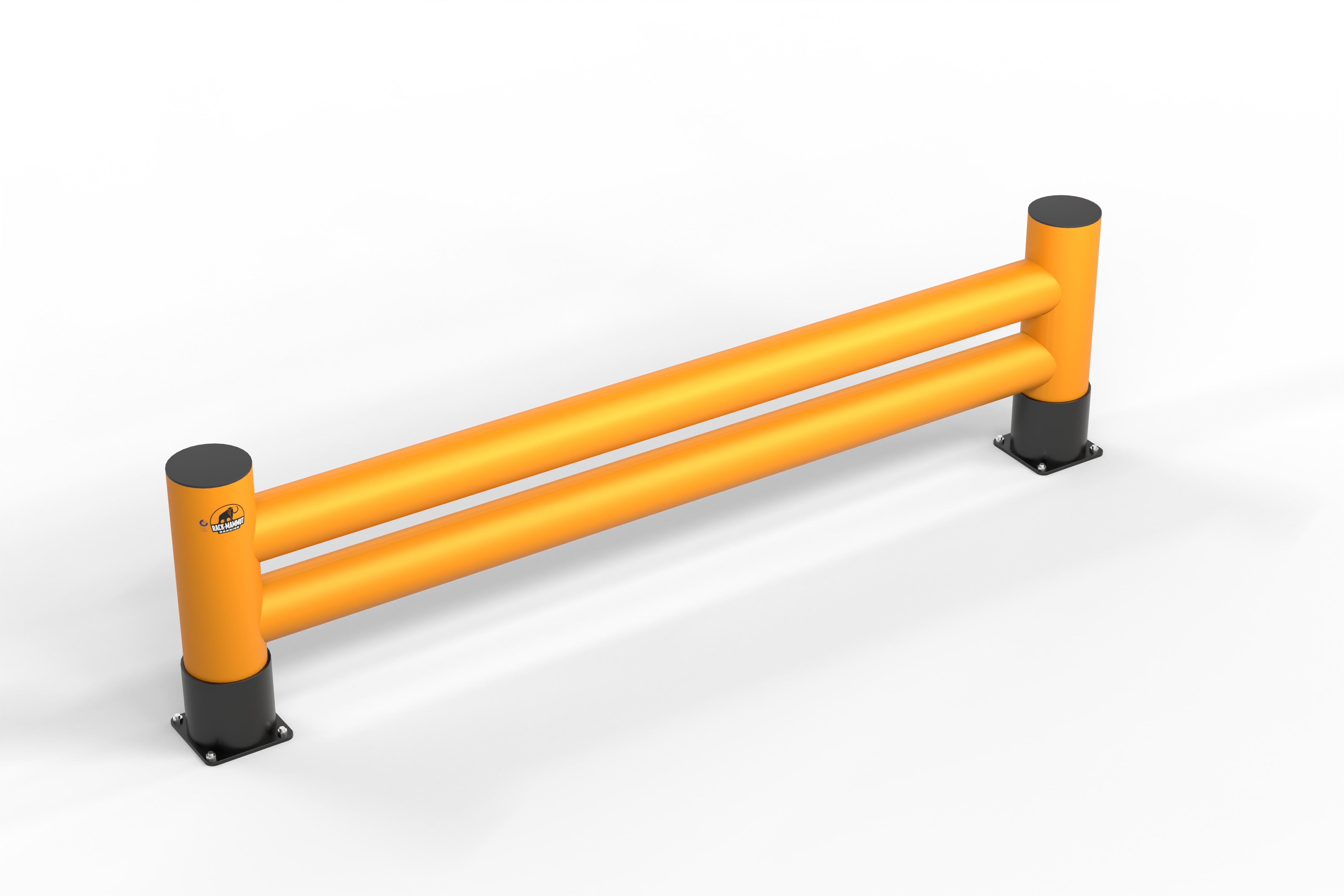 Rack-Mammut Regalendschutz Doppelplanke, 2,50 m Länge, 1 Stück - Betriebsschutz24