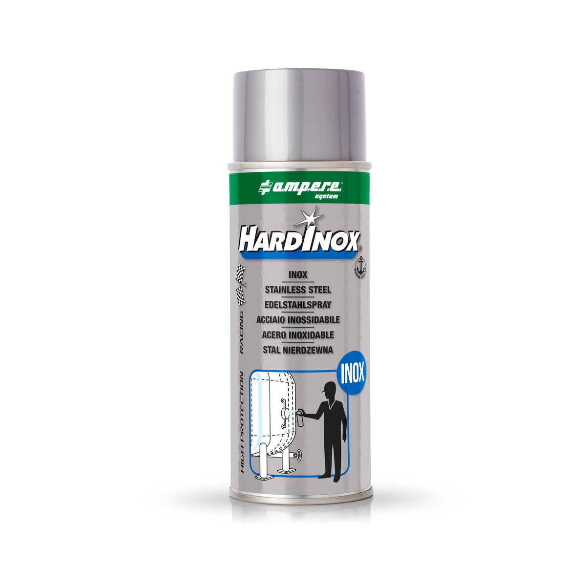HardInox Edelstahlspray, 500 ml netto, Satiniert - Betriebsschutz24