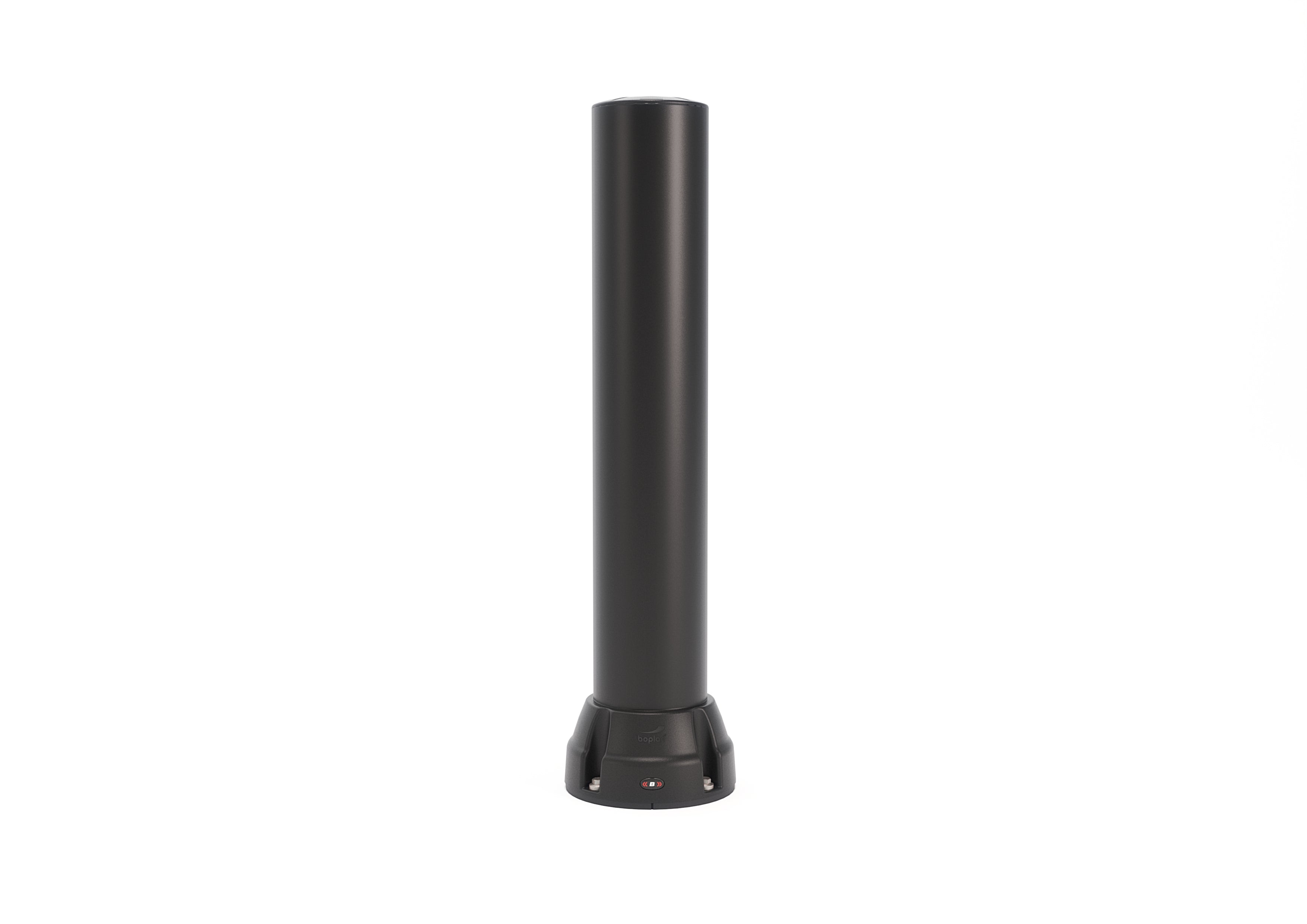 Boplan Flex Impact Rammschutzpoller BO 170B, Ø 168 mm – 1000 mm Schwarz, verzinkte Bodenplatte
