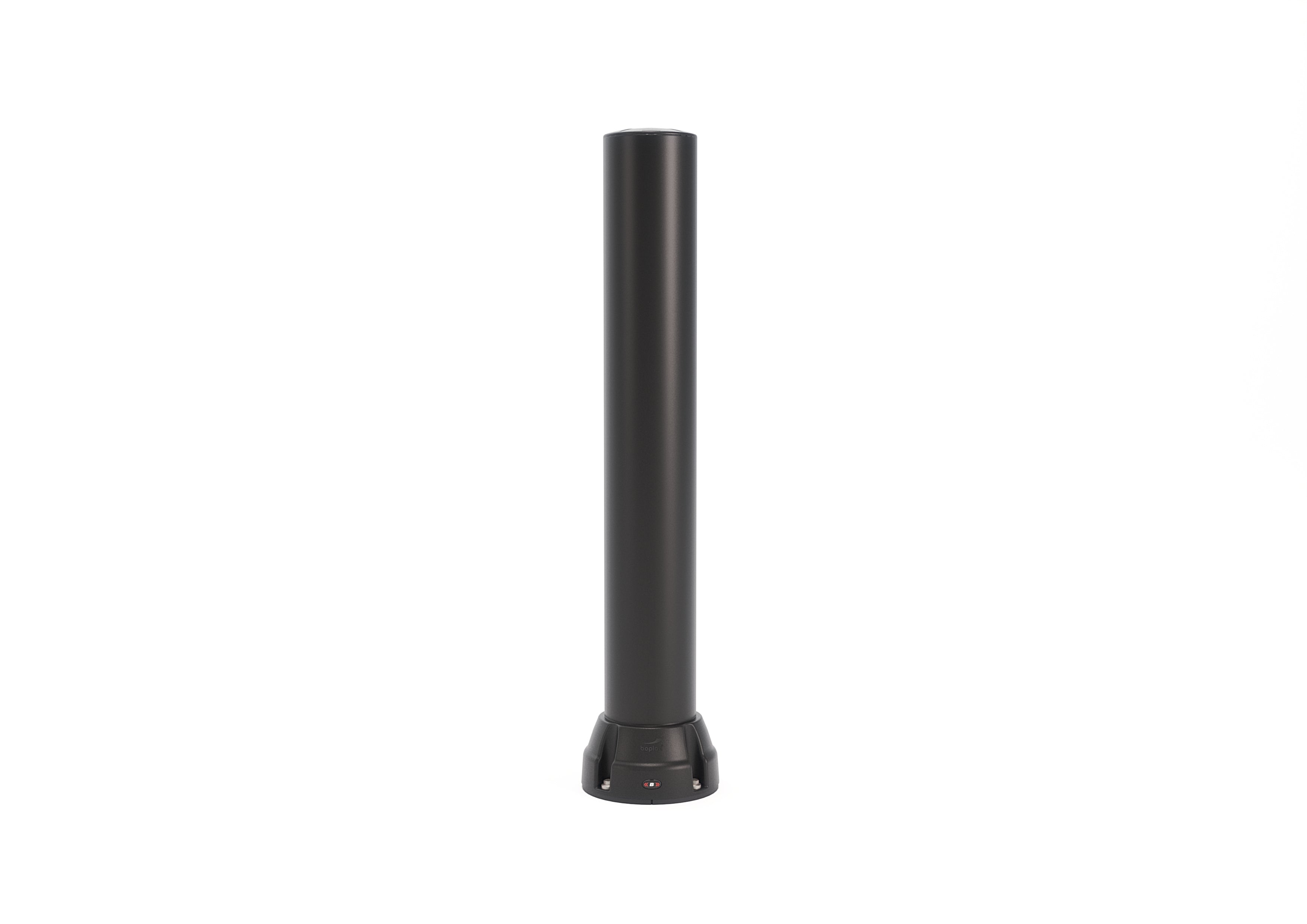 Boplan Flex Impact Rammschutzpoller BO 170B, Ø 168 mm – 1200 mm Schwarz, verzinkte Bodenplatte