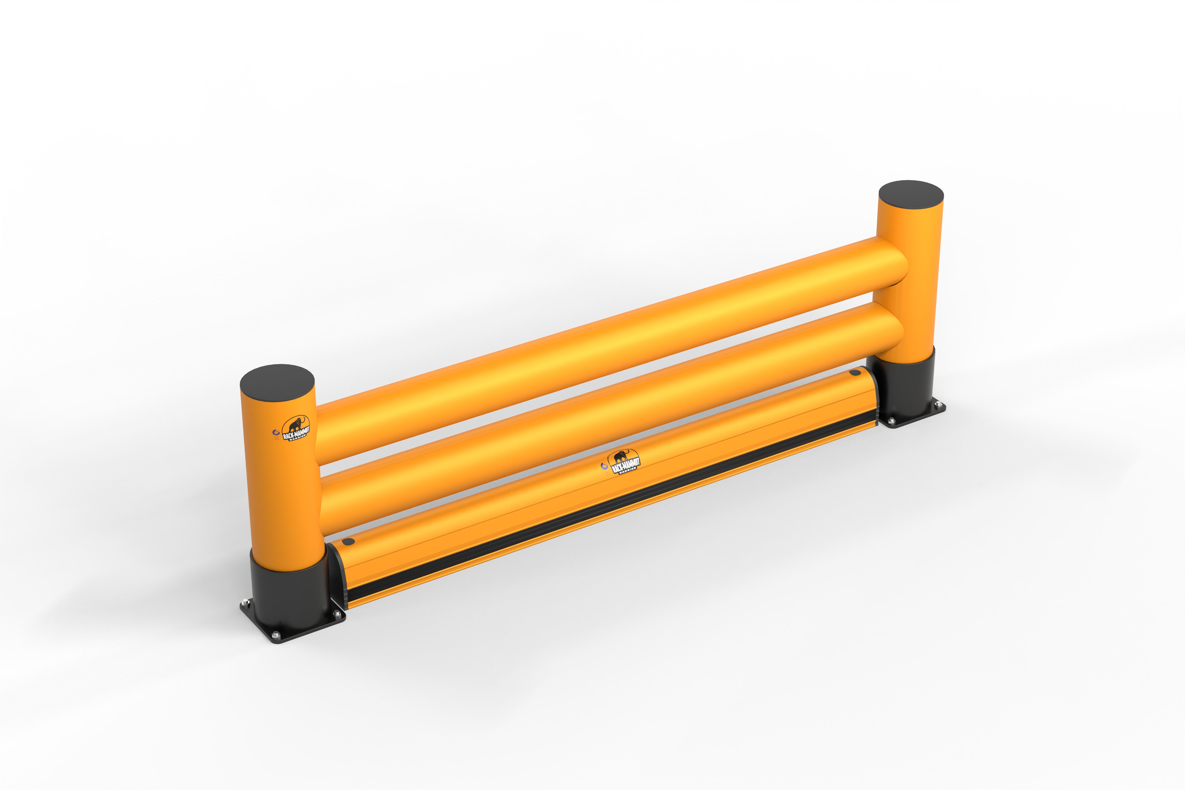 Rack-Mammut Rammschutzbarriere Doppelplanke Extra, Unterfahrschutz - Betriebsschutz24
