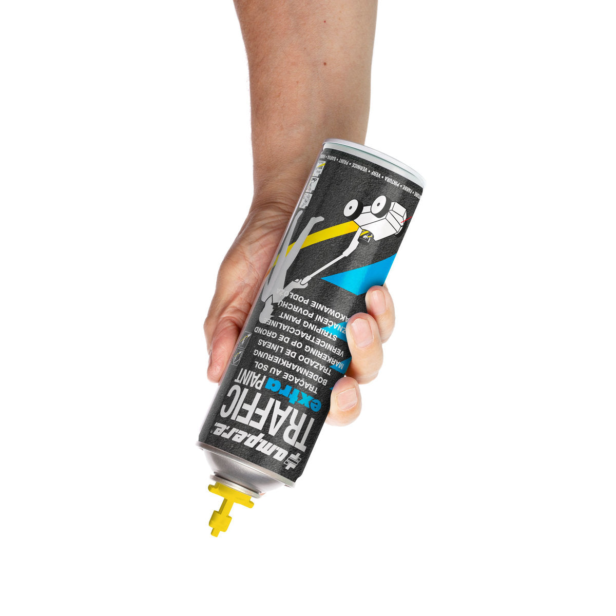 Bodenmarkierfarbe Traffic Extra Paint, 500 ml netto, Gelb - Betriebsschutz24
