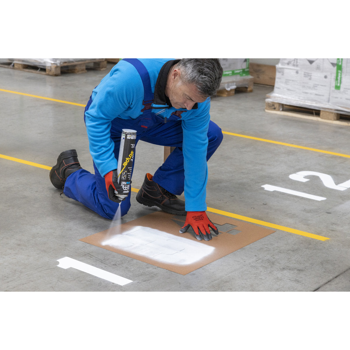 Bodenmarkierfarbe Traffic extra Paint XL, 750 ml netto, Orange - Betriebsschutz24