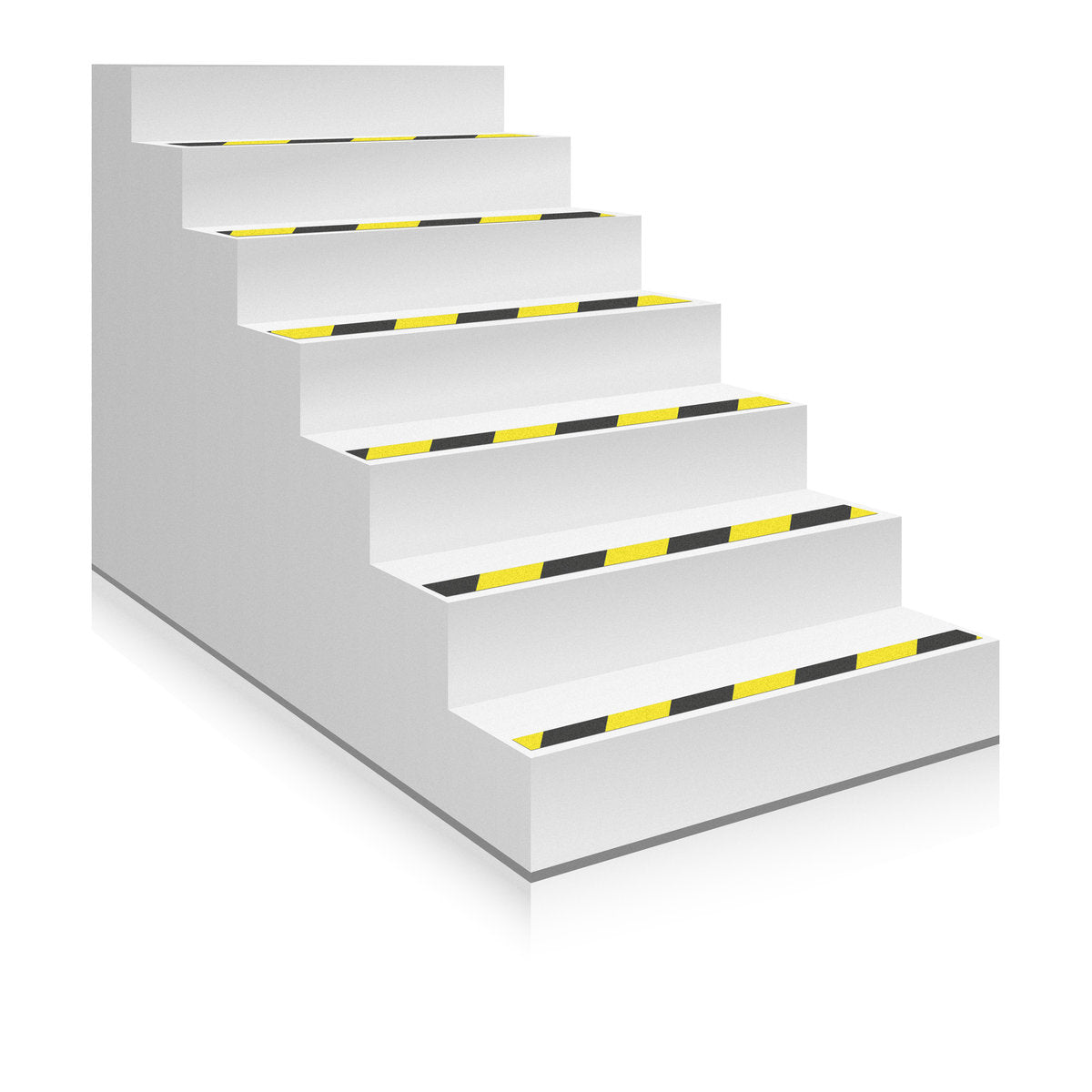 Antirutschbelag Traffic Safety Tape, 25 mm Breite, Länge 18 m, Gelb/Schwarz - Betriebsschutz24