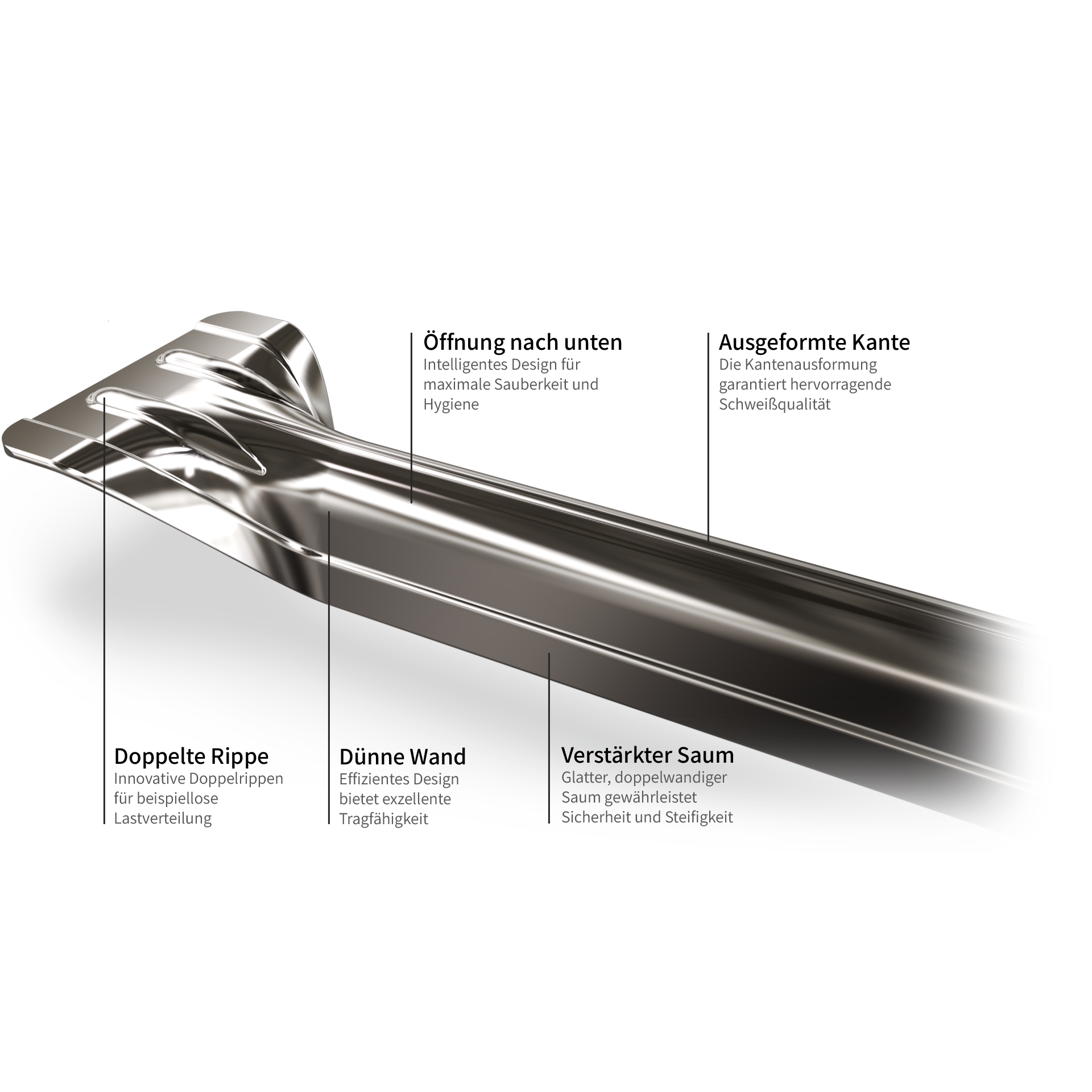 Drahtgitterboden Standard 50×100 mm — 40 mm Traverse — MantaMESH