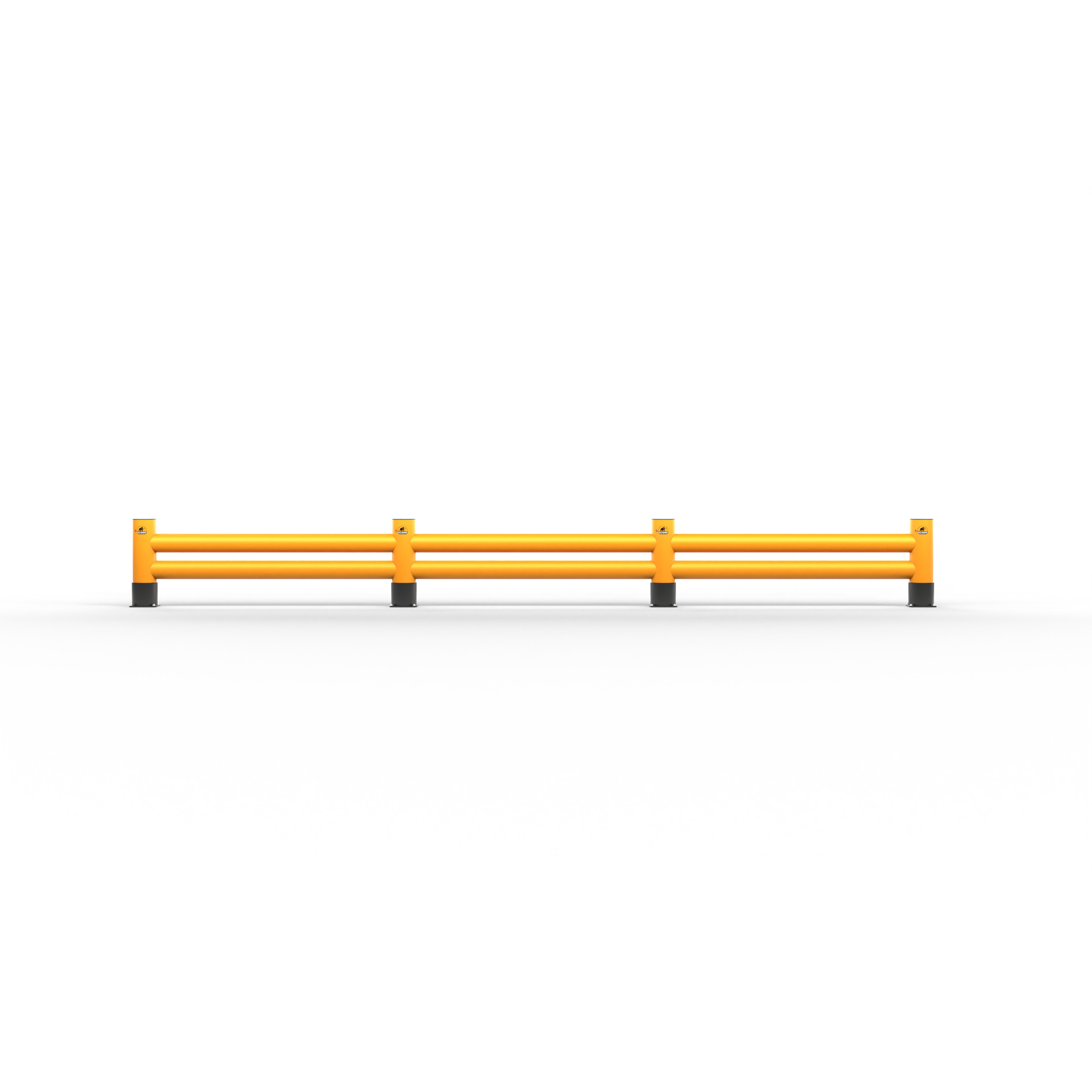 Rack-Mammut Rammschutzbarriere Doppelplanke