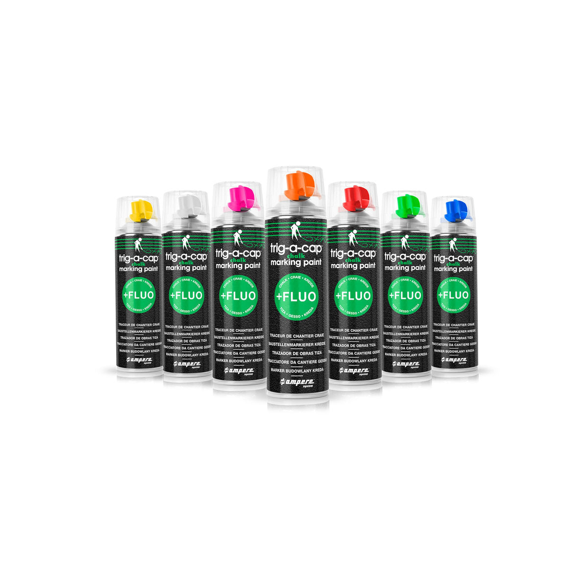 Kreidespray trig-a-cap chalk, 500 ml netto, Rot