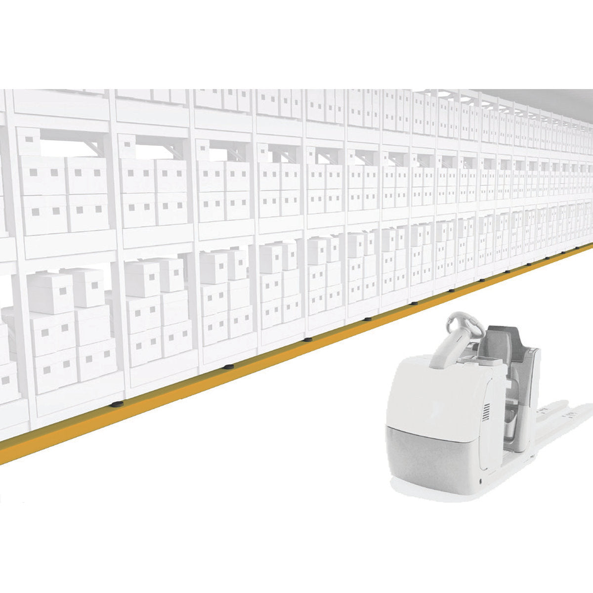 Rack-Mammut Bodenbarriere Flex, 1,20 m Länge