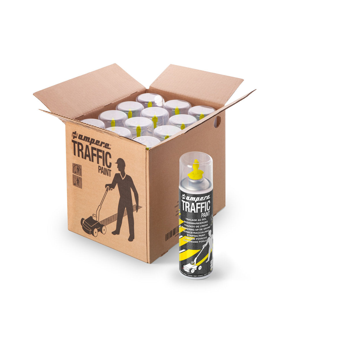 Bodenmarkierfarbe Traffic Paint, 500 ml netto, Gelb