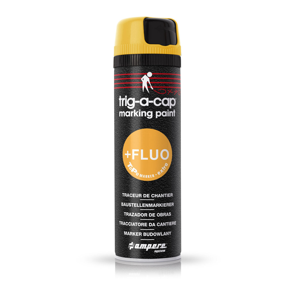 Baustellenmarkierspray trig-a-cap extra, 500 ml netto, Grün Fluo - Betriebsschutz24