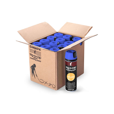 Baustellenmarkierspray trig-a-cap extra, 500 ml netto, Gelb Fluo - Betriebsschutz24