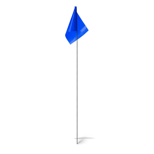 Markierfähnchen, 76 cm Länge, Blau, 100 Stück