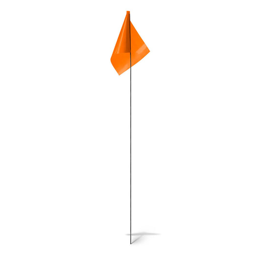 Markierfähnchen, 76 cm Länge, Orange, 100 Stück