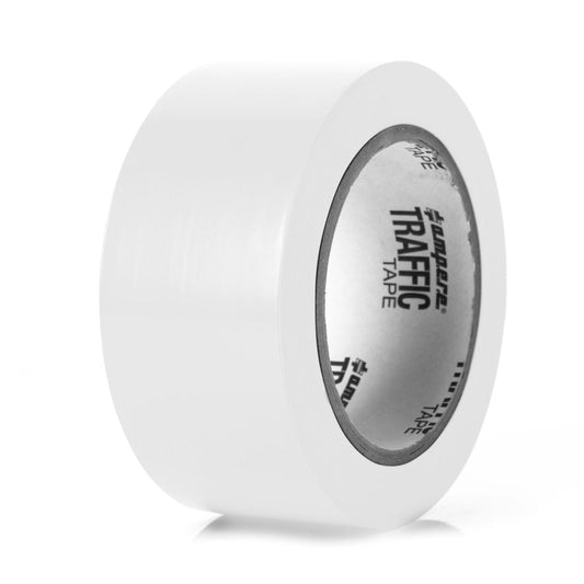Traffic Tape Standard, 0,15 mm Dicke, 50 mm Breite, Länge 33 m, Weiß