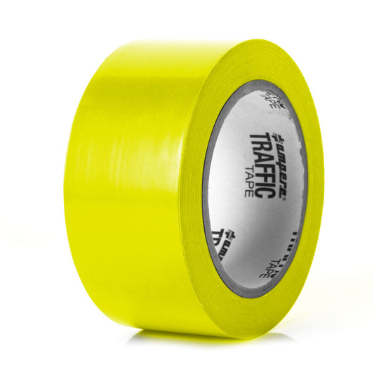 Traffic Tape Standard, 0,15 mm Dicke, 50 mm Breite, Länge 33 m, Gelb