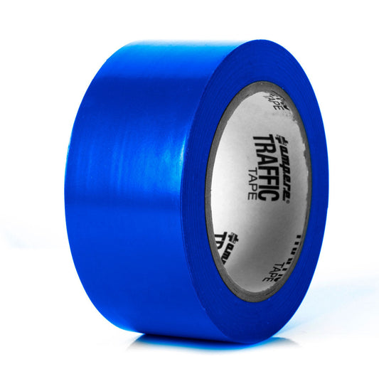Traffic Tape Standard, 0,15 mm Dicke, 50 mm Breite, Länge 33 m, Blau