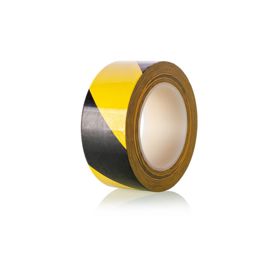 Traffic Tape Extra, 0,2 mm Dicke, 50 mm Breite, Länge 30 m, Gelb/Schwarz