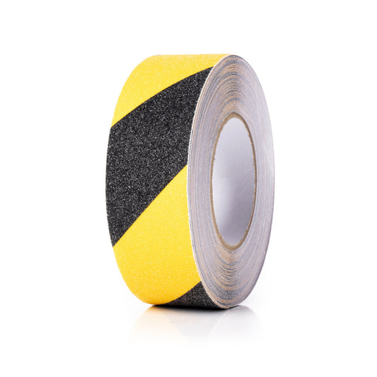 Antirutschbelag Traffic Safety Tape, 50 mm Breite, Länge 18 m, Gelb/Schwarz