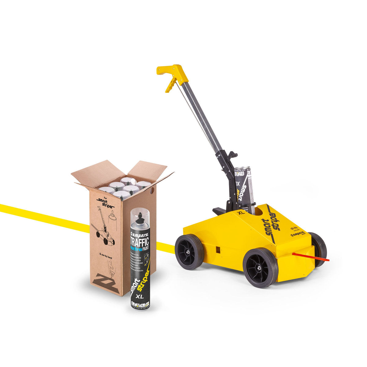 Bodenmarkierfarbe Traffic extra Paint XL, 750 ml netto, Schwarz - Betriebsschutz24