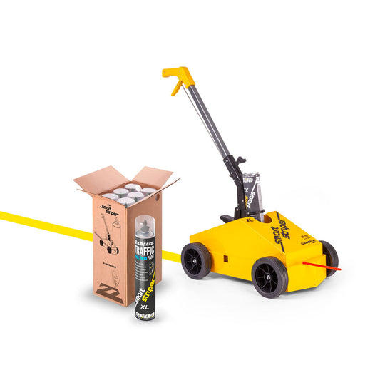 Traffic extra Paint XL Set  (1 KT + 1 Smart Striper), Grau