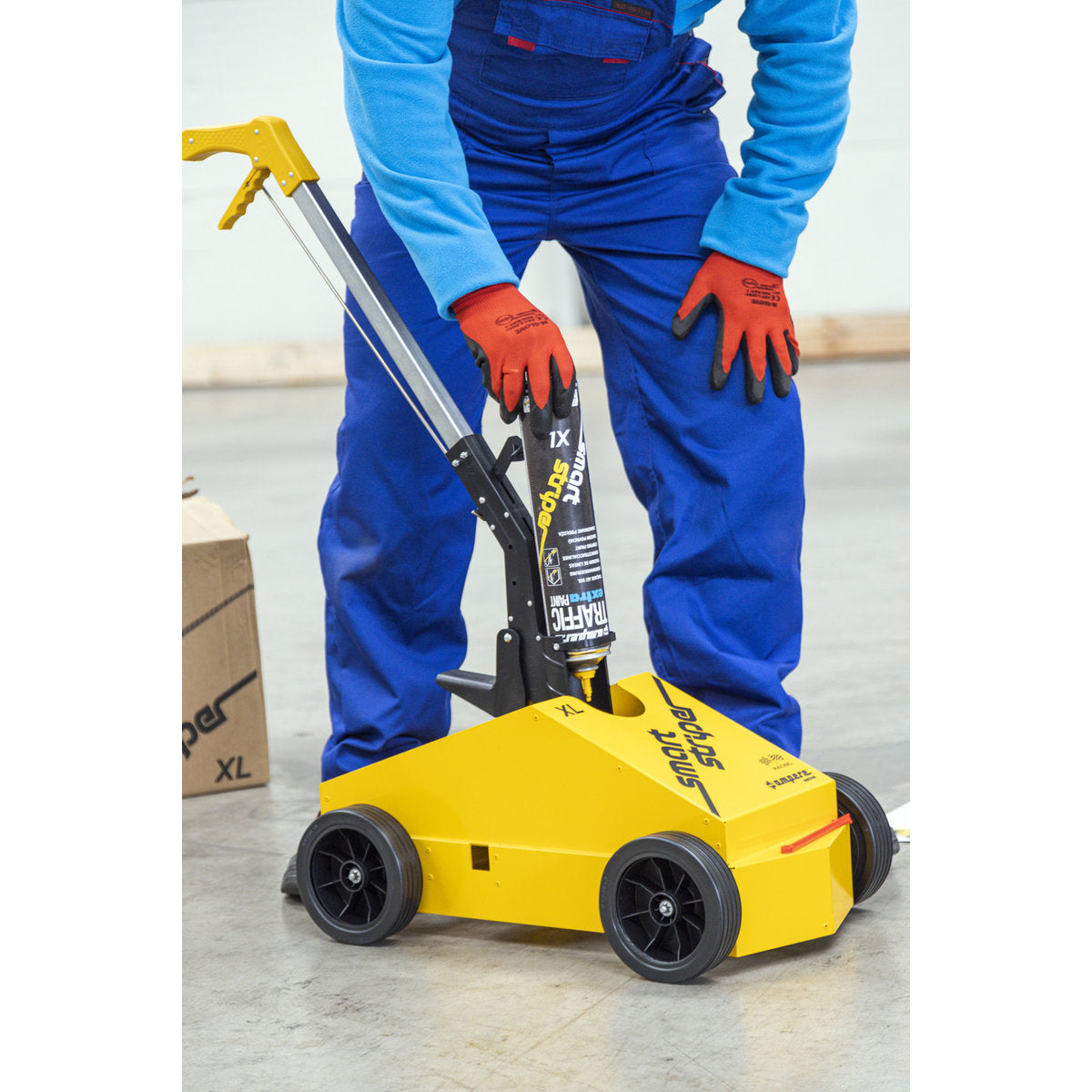 Bodenmarkierfarbe Traffic extra Paint XL, 750 ml netto, Blau - Betriebsschutz24