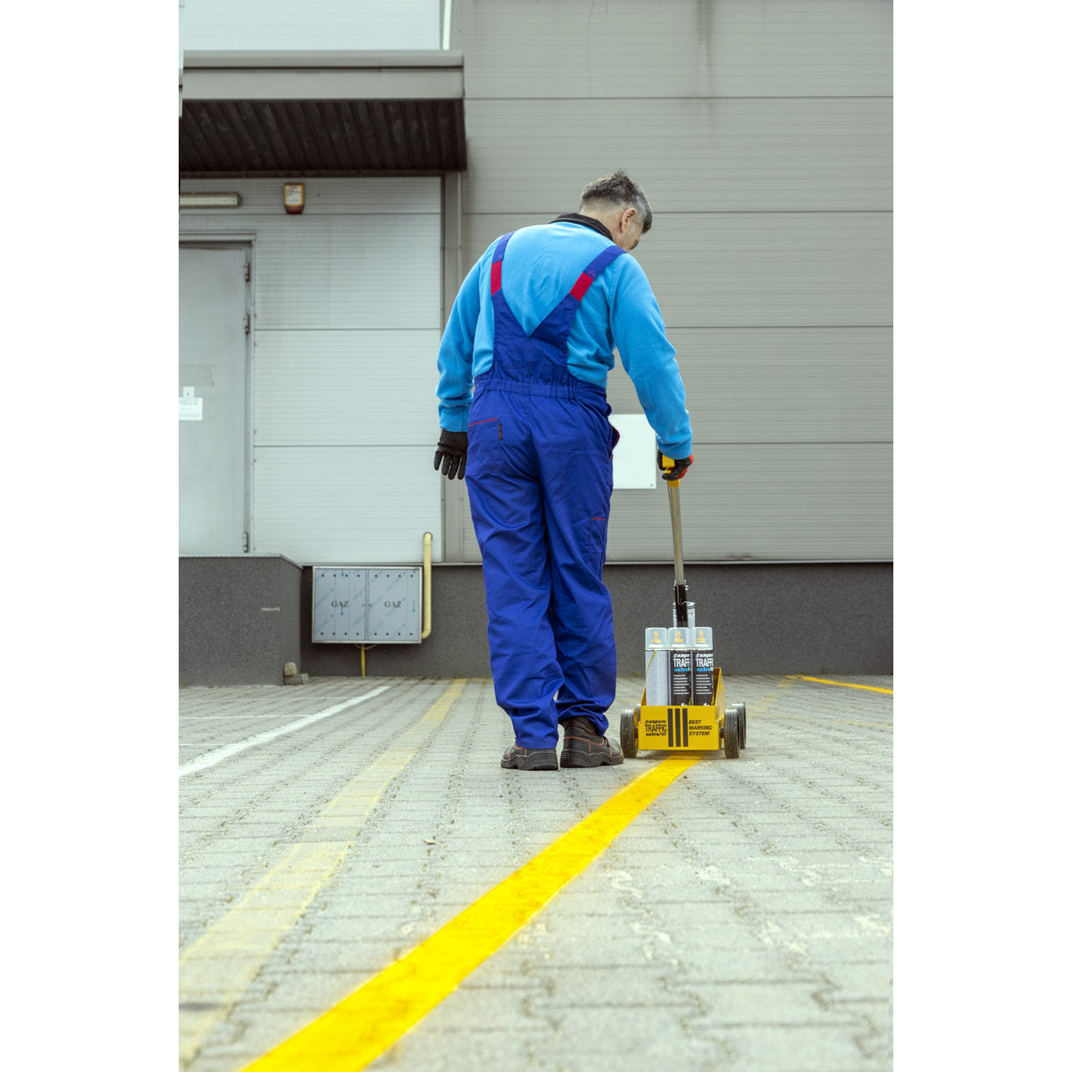Bodenmarkiergerät Smart Striper - Für Traffic extra Paint XL, Metall - Betriebsschutz24
