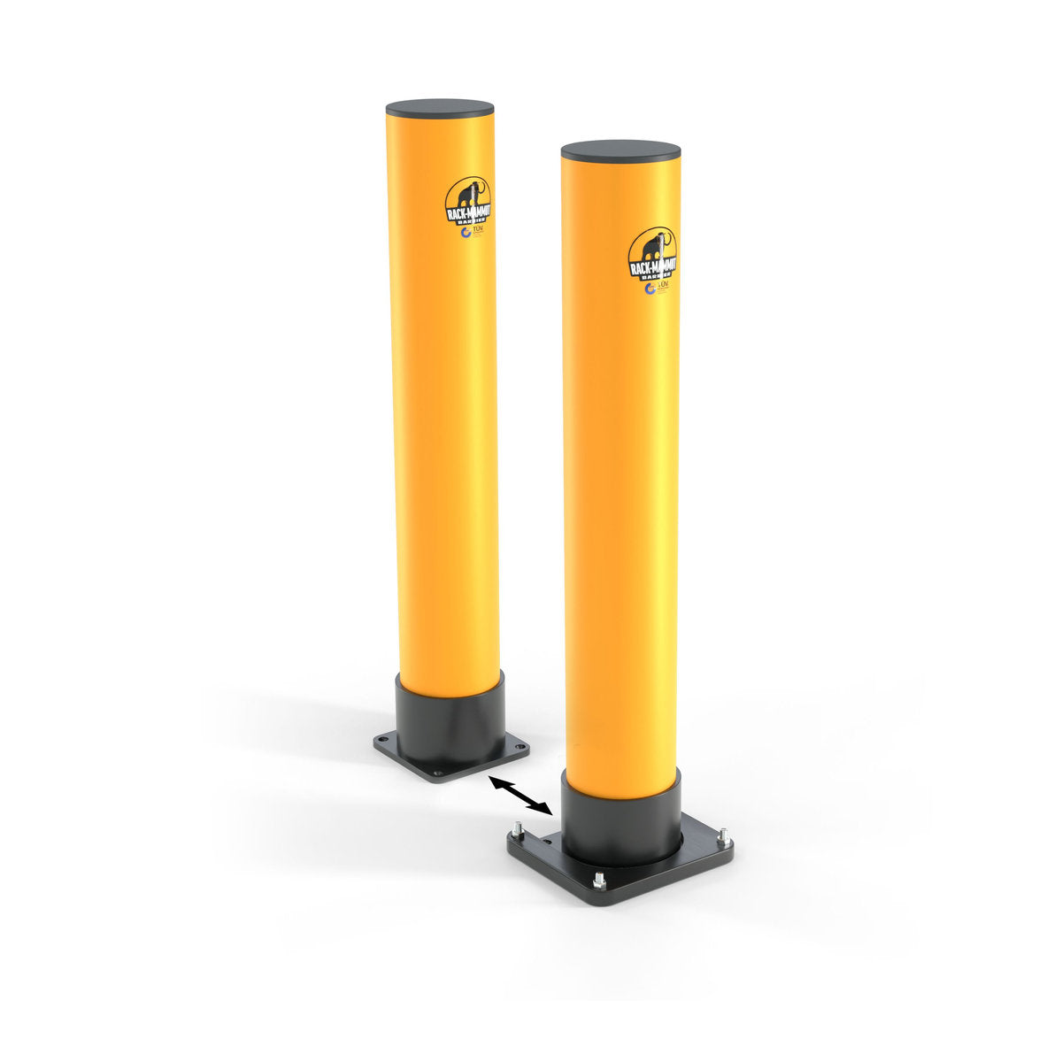 Rack-Mammut Mobile Montageplatte 140, B = 240 mm / T = 220 mm / H = 25 mm - Betriebsschutz24