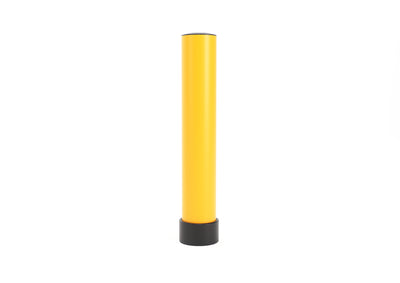Boplan Flex Impact Rammschutzpoller BO 125L EV für Ladesäulen, Ø 125 mm – 750 mm Gelb, verzinkte Bodenplatte