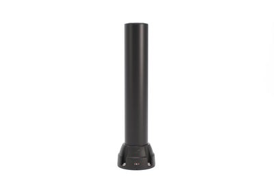 Boplan Flex Impact Rammschutzpoller BO 125L, Ø 125 mm – 750 mm Schwarz, verzinkte Bodenplatte