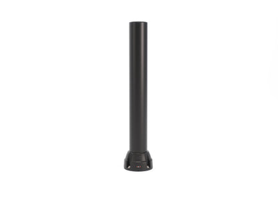 Boplan Flex Impact Rammschutzpoller BO 125L, Ø 125 mm – 1000 mm Schwarz, verzinkte Bodenplatte