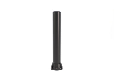Boplan Flex Impact Rammschutzpoller BO 170B, Ø 168 mm – 1200 mm Schwarz, verzinkte Bodenplatte