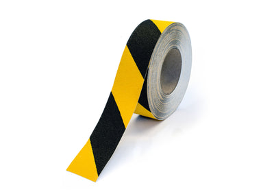 Boplan Lineplan Bodenmarkierungsband – W 50 mm, L 18m, Yellow/Black striped, Standard 