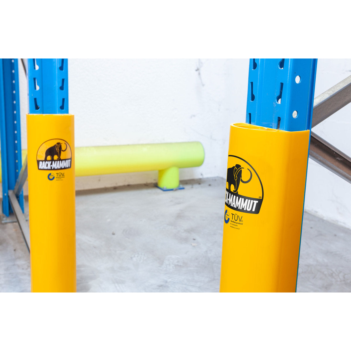 Regalstützenschutz Rack-Mammut, 600 mm Höhe, L - 110 - 130 mm