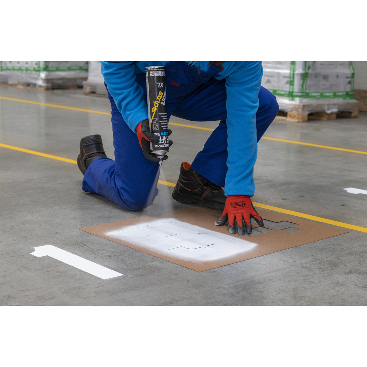 Schablonen KIT Handicap 25 cm x 30 cm , 1 Set a 12 Schablonen