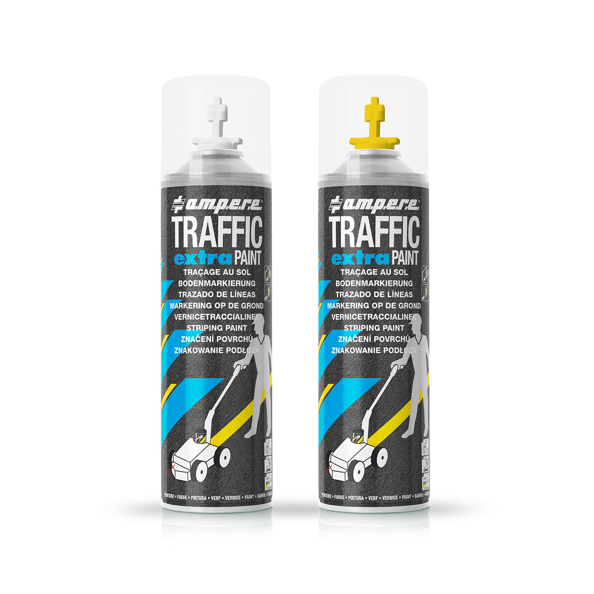 Traffic extra Paint Set (1 KT + 1 New Perfekt Striper), Weiß