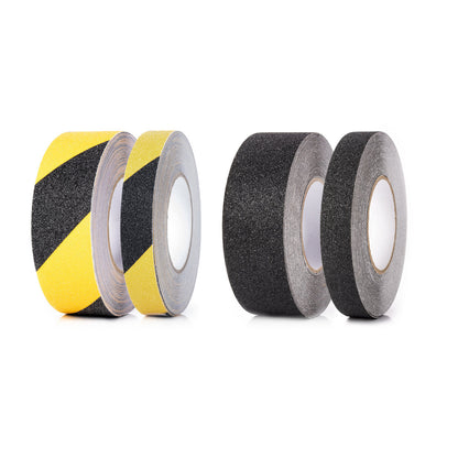 Antirutschbelag Traffic Safety Tape, 50 mm Breite, Länge 18 m, Gelb/Schwarz - Betriebsschutz24