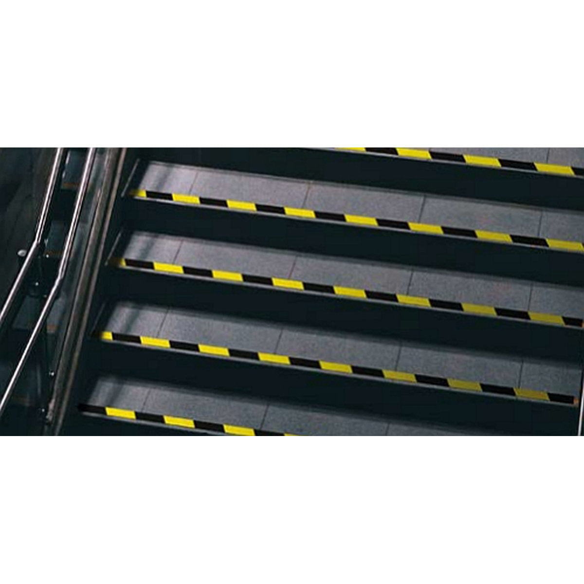 Antirutschbelag Traffic Safety Tape, 25 mm Breite, Länge 18 m, Gelb/Schwarz - Betriebsschutz24