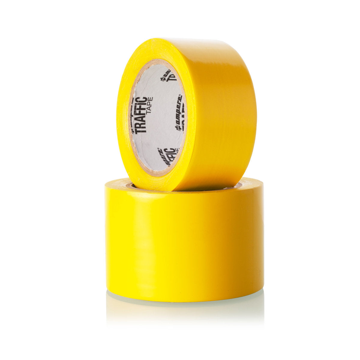 Traffic Tape Standard, 0,15 mm Dicke, 75 mm Breite, Länge 33 m, Gelb