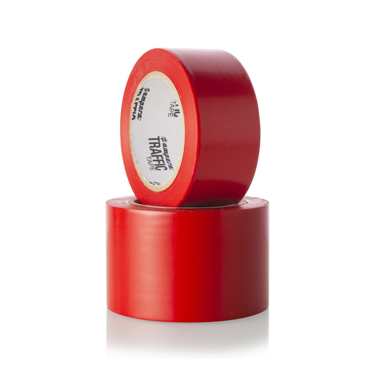 Traffic Tape Standard, 0,15 mm Dicke, 75 mm Breite, Länge 33 m, Rot - Betriebsschutz24