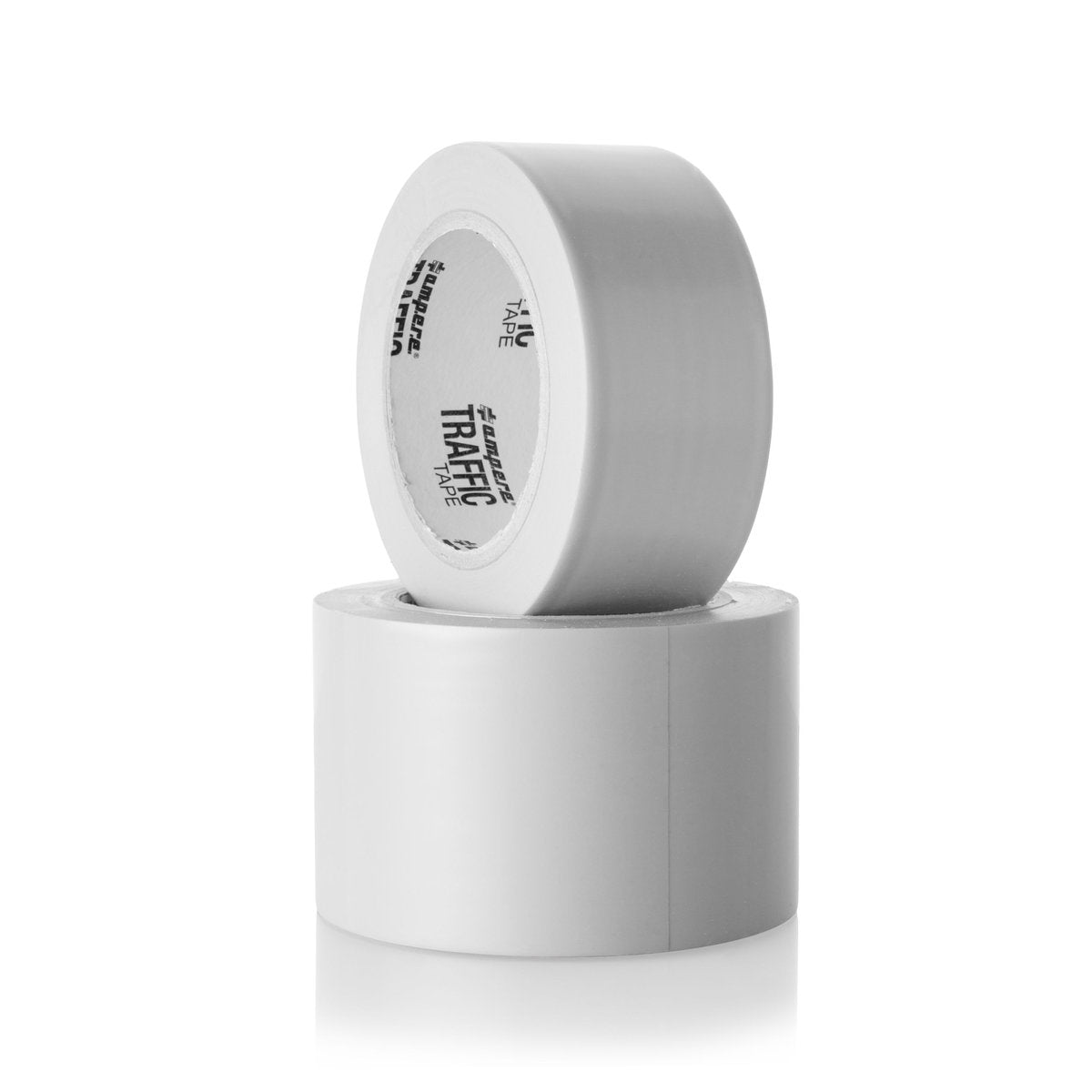 Traffic Tape Standard, 0,15 mm Dicke, 75 mm Breite, Länge 33 m, Weiß - Betriebsschutz24