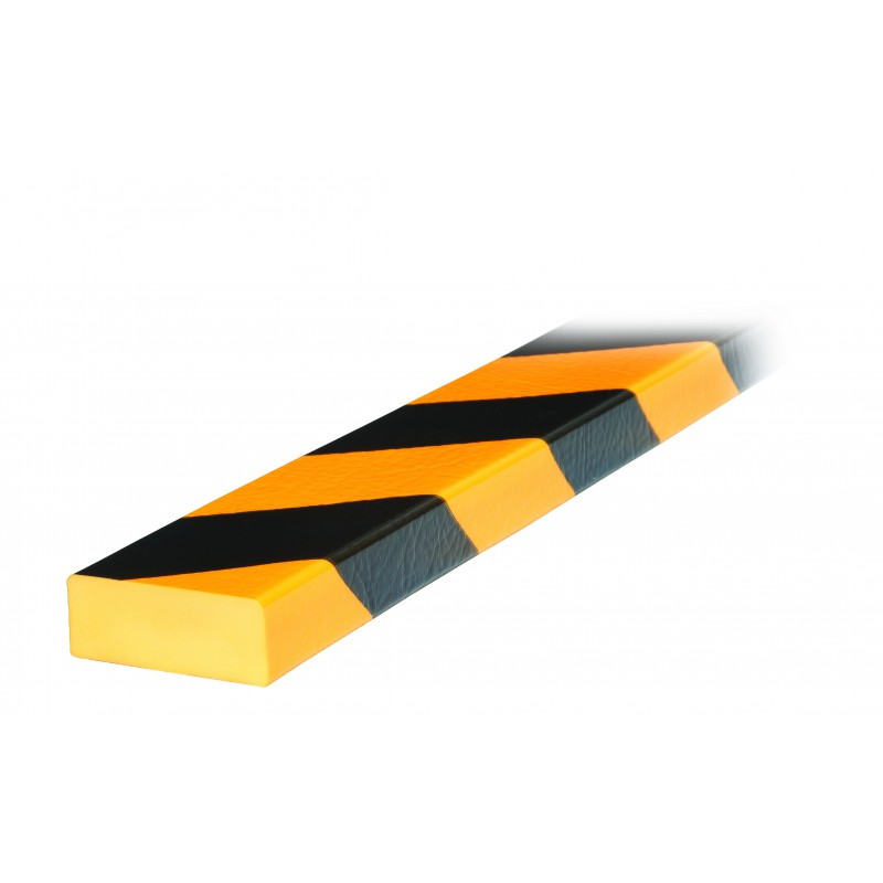Flächenschutzprofil Typ D, Gelb/Schwarz - Betriebsschutz24