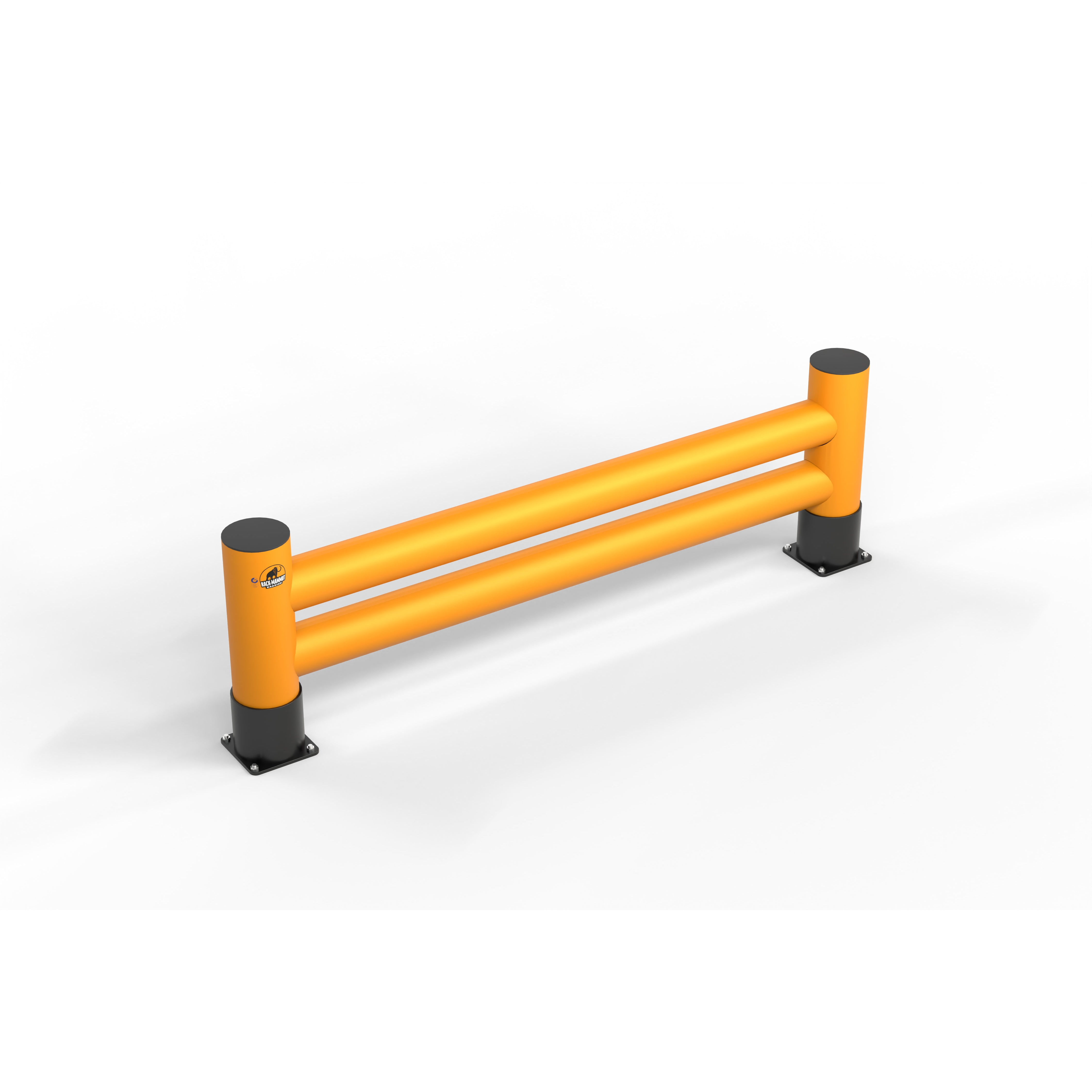 Rack-Mammut Rammschutzbarriere Doppelplanke