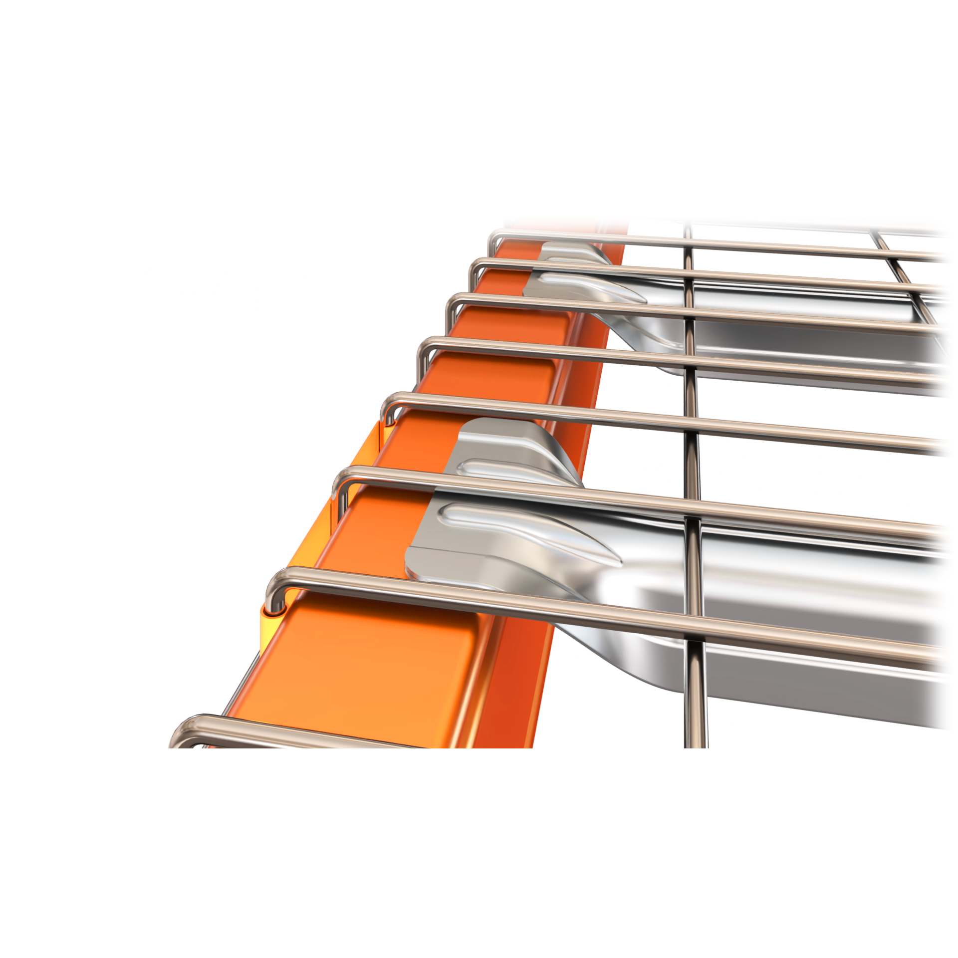 Drahtgitterboden Double-Deep 50×100 mm — 40 mm Traverse — MantaMESH